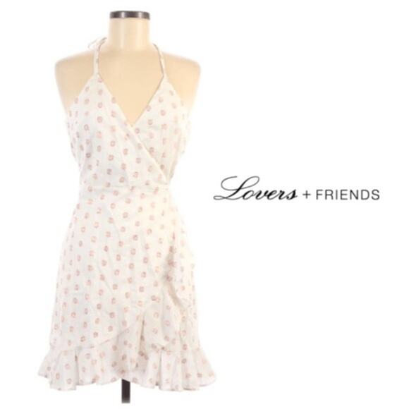 Lovers+Friends Gigi Wrap Dress size L - LARGE NEW boho - Picture 11 of 12